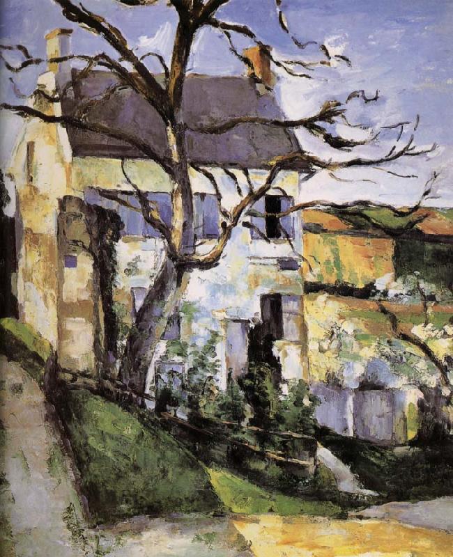 Paul Cezanne and tree house China oil painting art